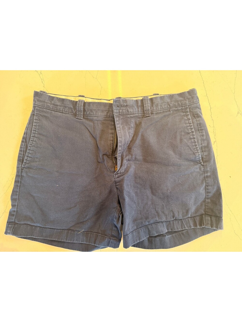 J.Crew 5" Inseam Chino Shorts, Navy, Size 33